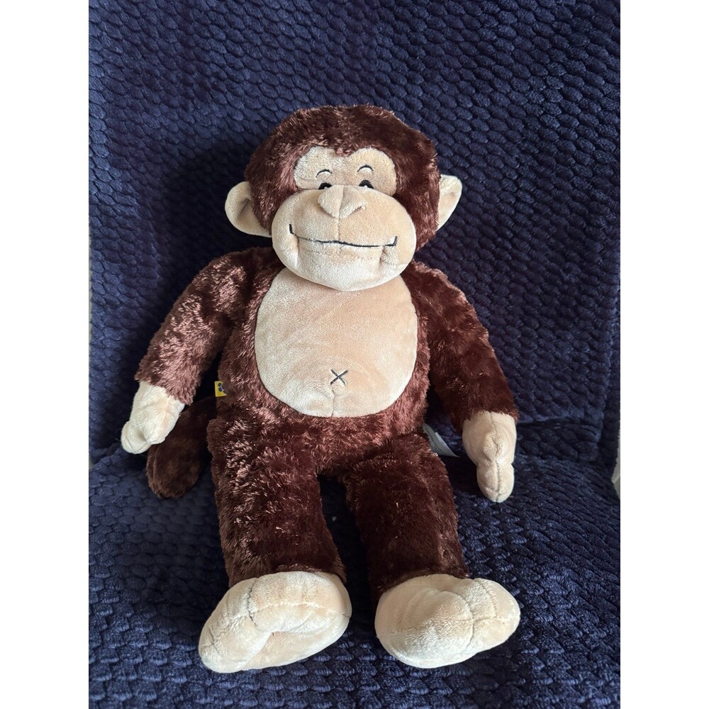 vintage Build-A-Bear Workshop brown monkey plush toy, 1990-2000s